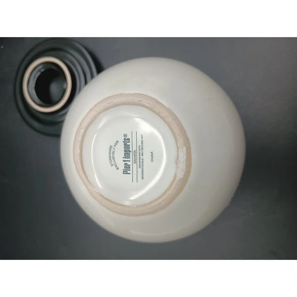 Pier 1 Sahara Creamer Sugar Bowl With Lid Round